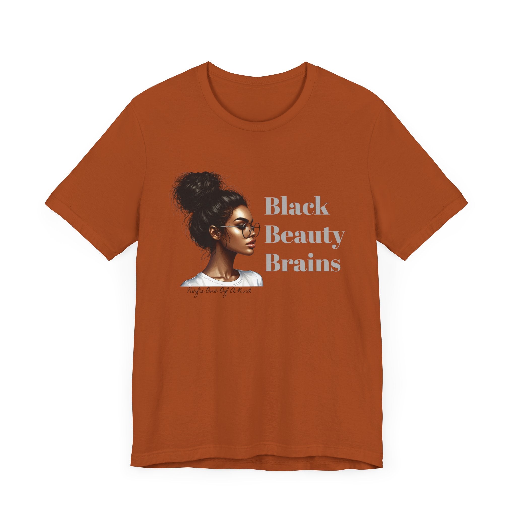 Black, beauty and Brains Sleeve Tee